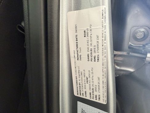 Certified 2025 Ford F150 XLT w/ Equipment Group 301A Standard AWD/4WD image 23