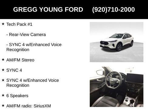 New 2026 Ford Escape ST-Line w/ Tech Pack #1 image 12