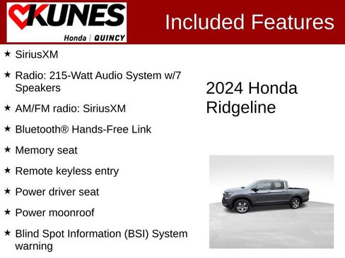 Used 2024 Honda Ridgeline RTL image 2