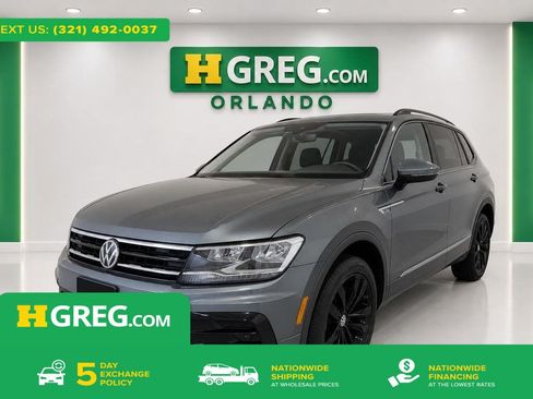 Used 2021 Volkswagen Tiguan SE R-Line w/ 3rd Row Seat Package AWD/4WD image 1