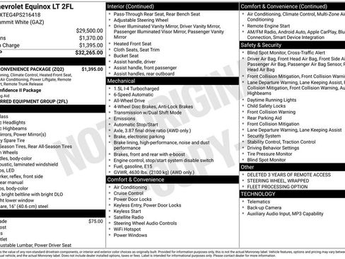 Used 2023 Chevrolet Equinox LT w/ Driver Convenience Package AWD/4WD image 2