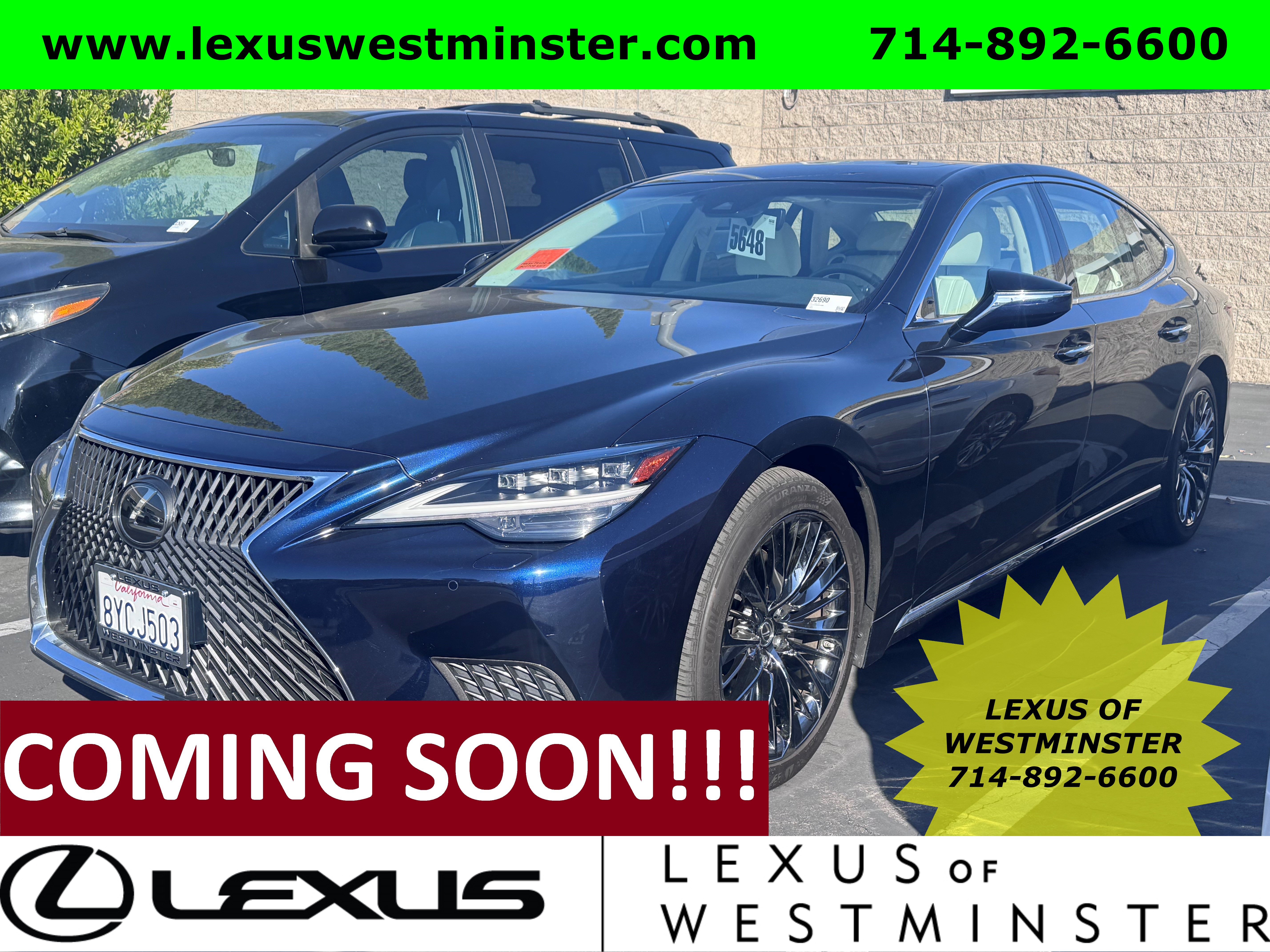 Used 2021 Lexus LS 500 w/ Interior Upgrade Package RWD image 1