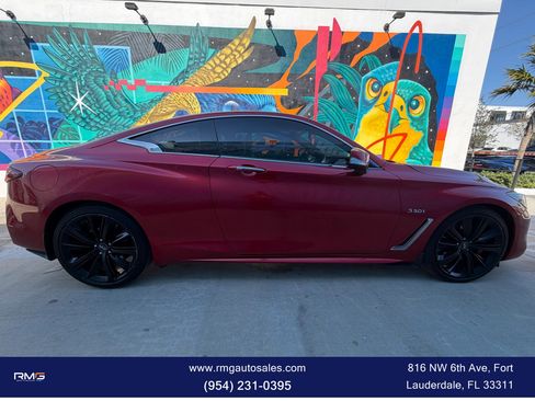 Used 2018 INFINITI Q60 Red Sport 400 w/ Pro Active Package image 5
