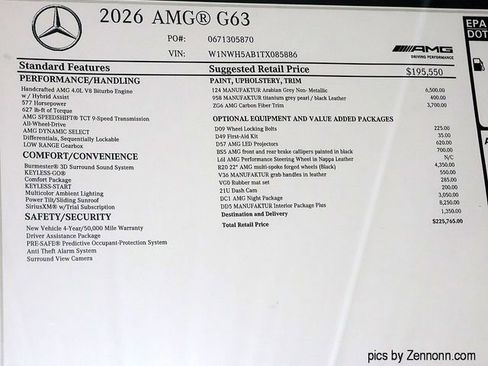 New 2026 Mercedes-Benz G 63 AMG 4MATIC image 31