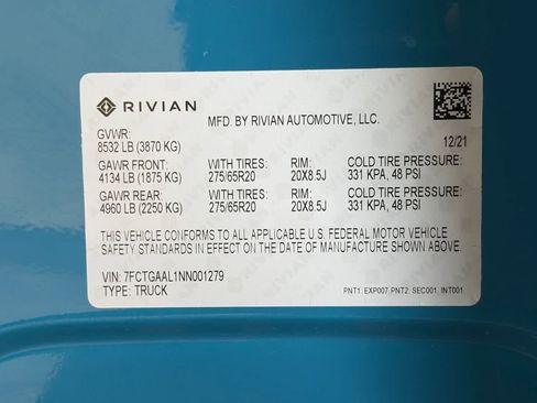 Used 2022 Rivian R1T Launch Edition AWD/4WD image 30