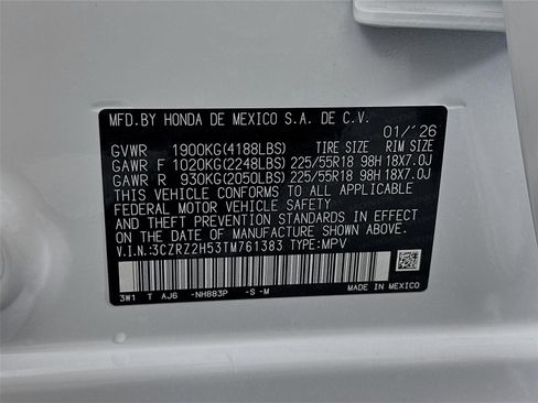 New 2026 Honda HR-V Sport image 29