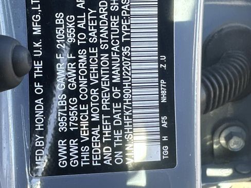 Used 2017 Honda Civic Sport Touring image 25