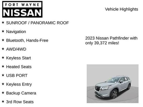 Used 2023 Nissan Pathfinder Platinum AWD/4WD image 8
