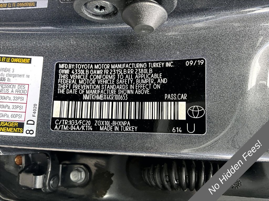 Used 2019 Toyota C-HR LE FWD image 26