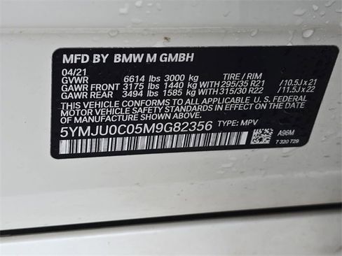 Used 2021 BMW X5 M w/ Competition Package image 38
