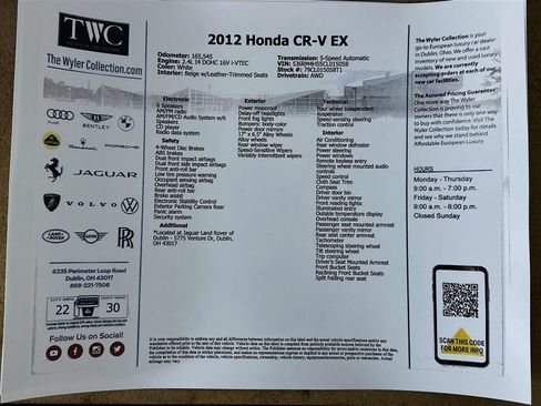 Used 2012 Honda CR-V EX image 43