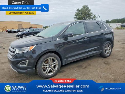 Used 2017 Ford Edge Titanium w/ Equipment Group 301A AWD/4WD image 1