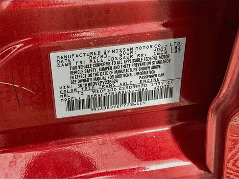 Used 2023 Nissan Sentra SR w/ Electronics Package FWD image 12