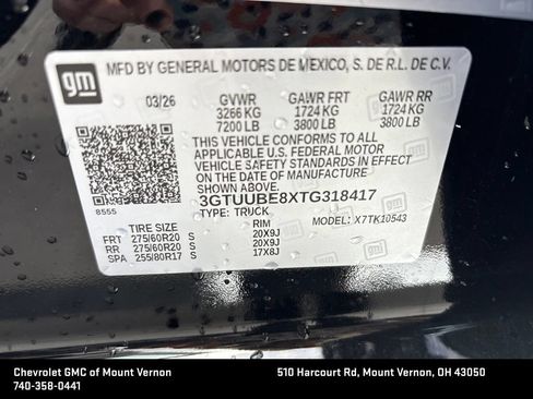 New 2026 GMC Sierra 1500 SLE w/ LPO, Black Badging Package AWD/4WD image 23