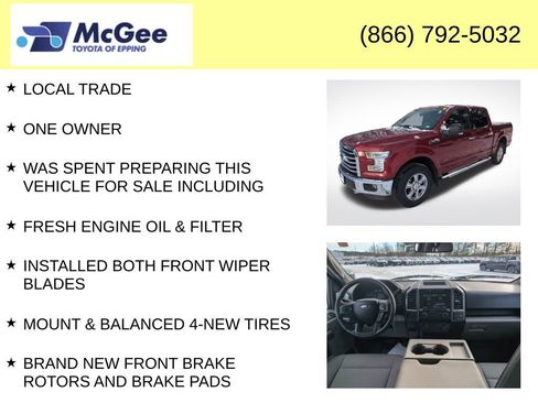 Used 2015 Ford F150 XLT w/ Equipment Group 302A Luxury image 8