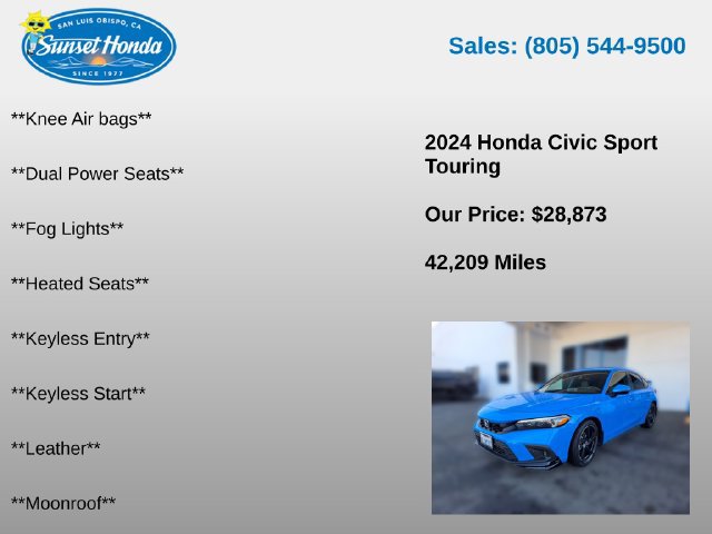 Used 2024 Honda Civic Sport Touring image 7