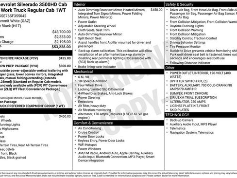 New 2025 Chevrolet Silverado 3500 W/T w/ WT Convenience Package image 20