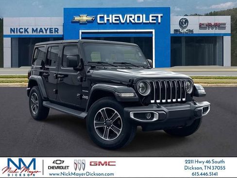 Used 2023 Jeep Wrangler Sahara w/ Cold Weather Group image 1