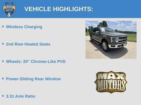 New 2026 Ford F150 Lariat w/ Equipment Group 502A High AWD/4WD image 23