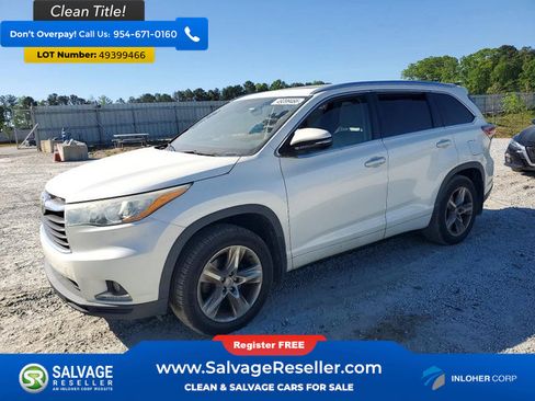 Used 2014 Toyota Highlander Limited Platinum AWD/4WD image 1
