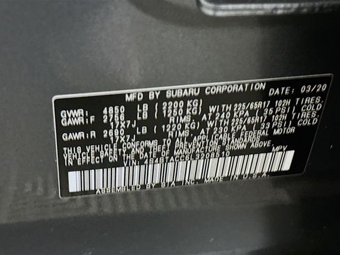 Used 2020 Subaru Outback Premium image 12