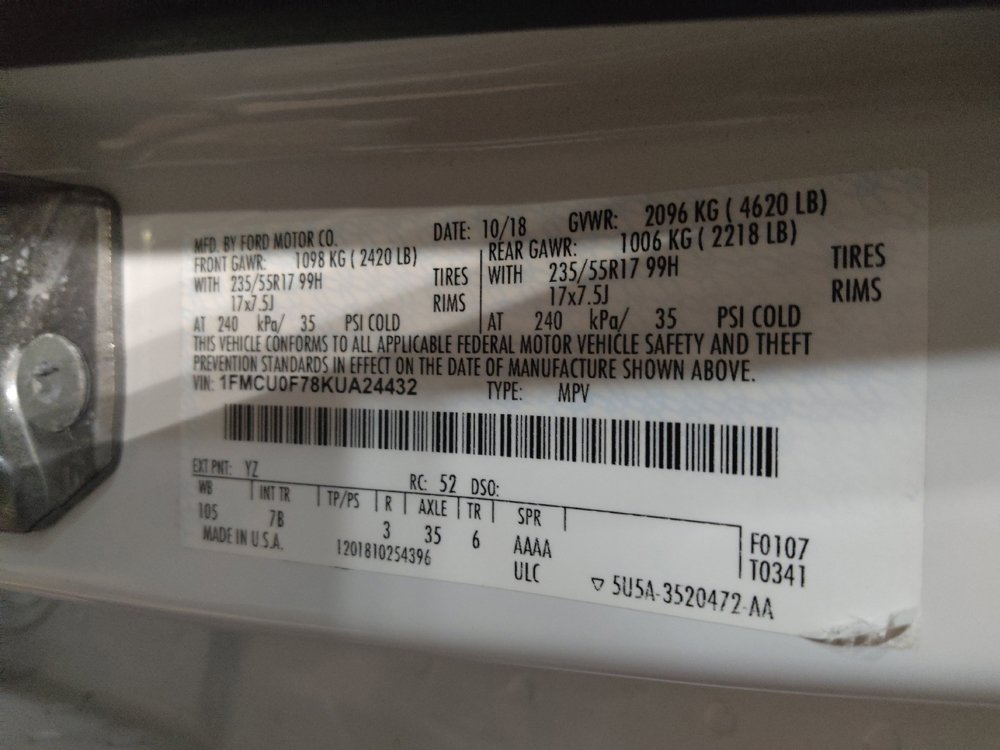 Used 2019 Ford Escape S FWD image 33