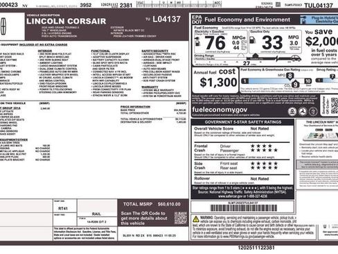 New 2026 Lincoln Corsair Grand Touring image 39