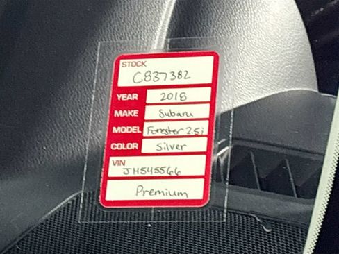 Used 2018 Subaru Forester 2.5i Premium w/ Popular Package #3A AWD/4WD image 25