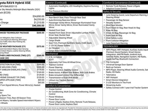 Certified 2021 Toyota RAV4 XSE AWD/4WD image 33