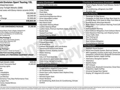 New 2026 Buick Envision Sport Touring AWD/4WD image 22
