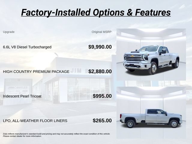 Used 2025 Chevrolet Silverado 3500 High Country w/ High Country Premium Package AWD/4WD image 2