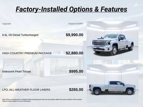 Used 2025 Chevrolet Silverado 3500 High Country w/ High Country Premium Package AWD/4WD image 2