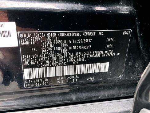 Used 2023 Toyota RAV4 LE AWD/4WD image 29