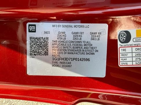 Used 2023 Chevrolet Camaro SS RWD image 41