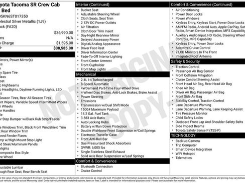 Used 2025 Toyota Tacoma SR image 5