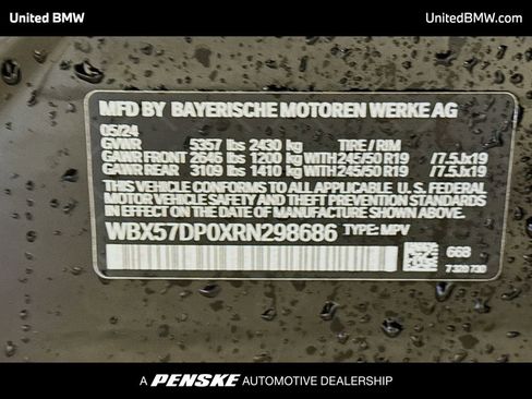 Used 2024 BMW X3 xDrive30i w/ Convenience Package w/ZPA image 15