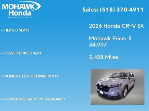 Certified 2026 Honda CR-V EX image 16