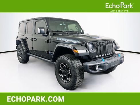 Used 2023 Jeep Wrangler Unlimited Rubicon 4xe w/ Steel Bumper Group AWD/4WD image 1