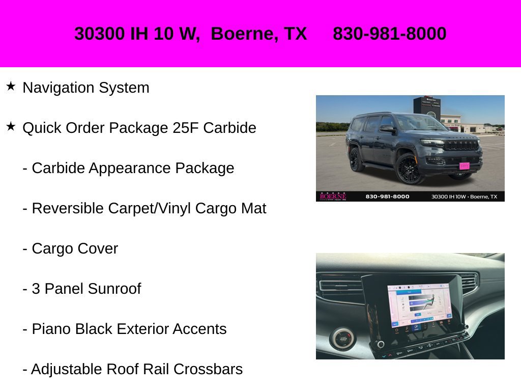 Used 2023 Jeep Wagoneer Series II AWD/4WD image 10