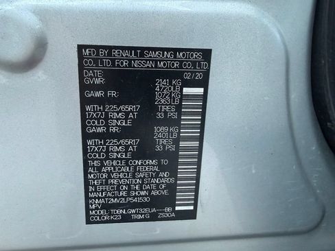 Used 2020 Nissan Rogue SV AWD/4WD image 10