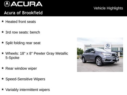 Used 2019 Acura MDX SH-AWD image 24