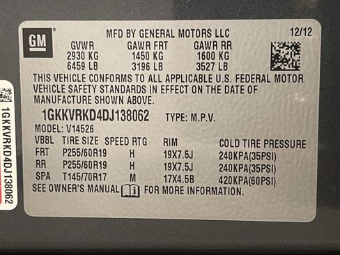Used 2013 GMC Acadia SLT AWD/4WD image 25