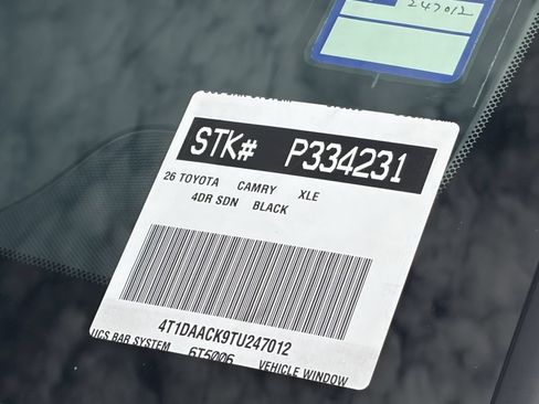 Certified 2026 Toyota Camry XLE FWD image 15