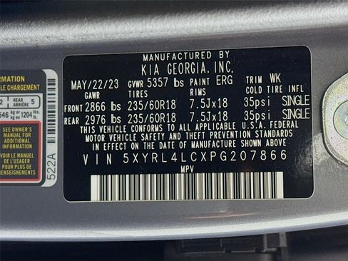 Certified 2023 Kia Sorento S w/ Panoramic Sunroof Package FWD image 33