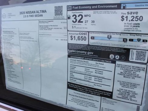 New 2025 Nissan Altima 2.5 S image 9
