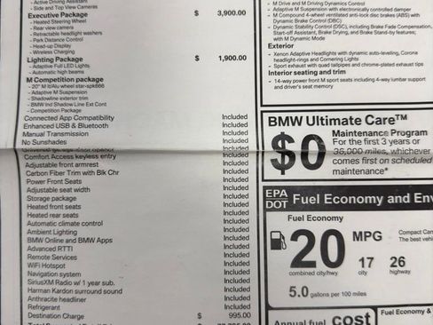 Used 2017 BMW M3 RWD image 2