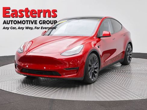 Used 2020 Tesla Model Y Long Range AWD/4WD image 1