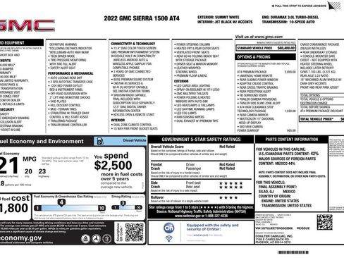 Used 2022 GMC Sierra 1500 AT4 w/ AT4 Premium Package image 7