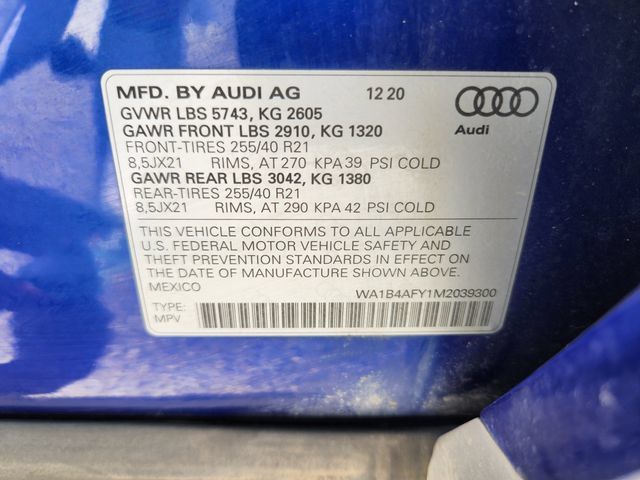 Used 2021 Audi SQ5 Premium Plus w/ Premium Plus Package AWD/4WD image 27