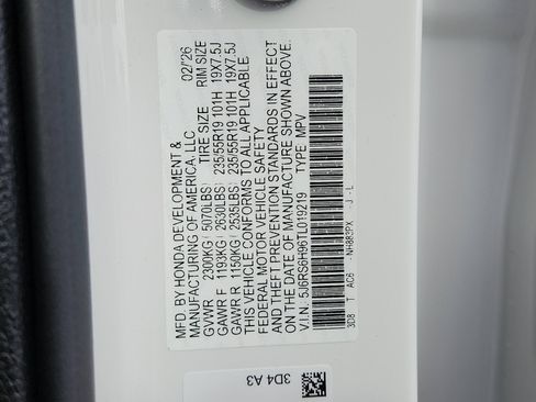 New 2026 Honda CR-V Sport Touring image 15